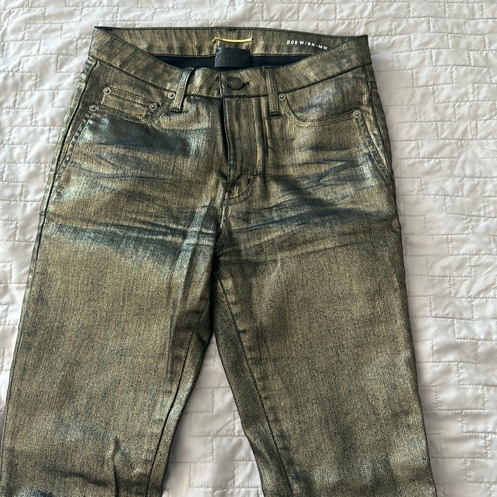 Saint Laurent Paris ,D02 Denim in Gold